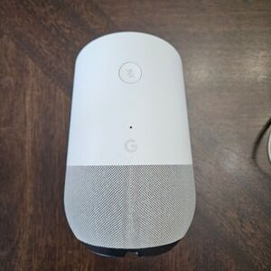 Google Home Smart Speaker White Grey A4RHOME Voice Assist Tech Gadget Hands Free